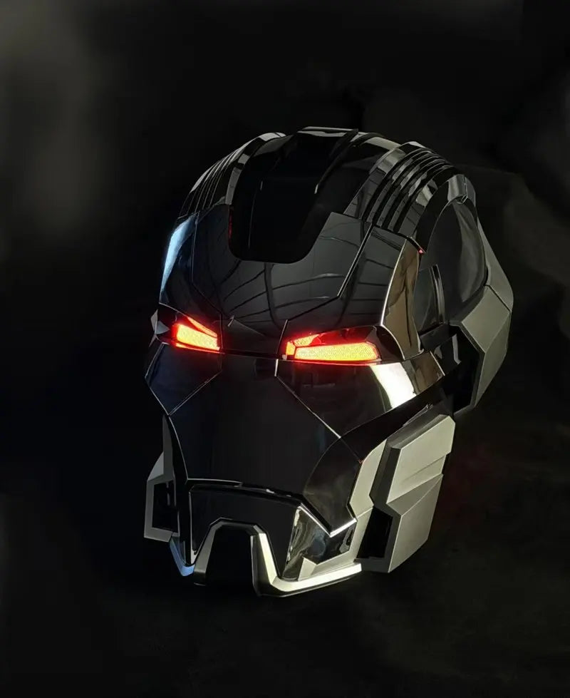 En Stock: Casco de Iron Man Mark17 con Control por Voz, Apertura y Cierre Automático Eléctrico, Máscara Mecha Usable, Regalo Personalizado para Fans