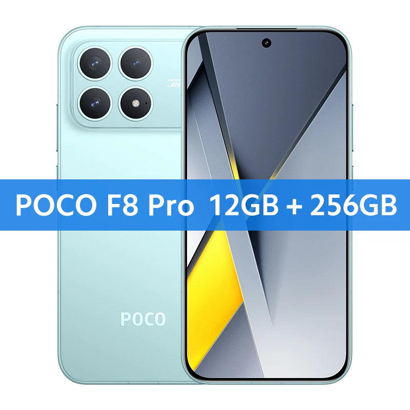 Smartphone POCO F8 Pro 5G versión global®8 Elite pantalla AMOLED 120Hz POCO HyperRGB 50MP 6210mAh