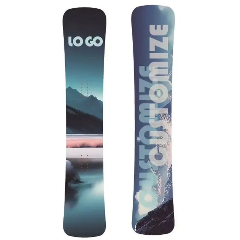 Tabla de Snowboard para Carving con Núcleo de Madera, Esquí All-Mountain, Equipo de Alto Rendimiento para Deportes de Invierno