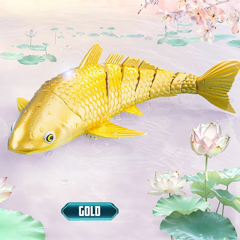 RC Animal Remote Control Koifish Simulation Waterproof Swimming Submarine Outdoor Water Toy for Pool Lake Children Boy Gift