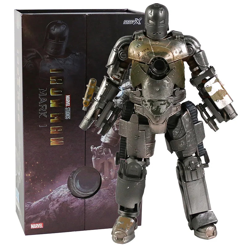 ZD Toys Iron Man 3 MK 22 24 35 41 47 figura de acción de PVC juguete de modelos coleccionables