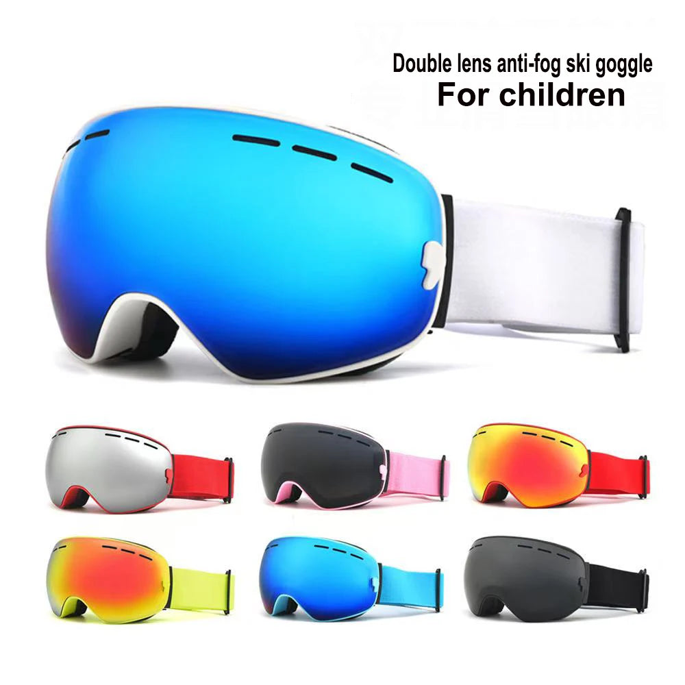 Gafas de Esquí Infantiles Antivaho con Doble Lente, Novedad 2026, Gafas de Esquí para Niños, Deportes al Aire Libre, Motos de Nieve
