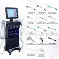 Máquina profesional de oxígeno Hydra 15 en 1 para el cuidado de la piel Facial Hydro Aqua hidratante máquina de limpieza profunda con análisis de la piel