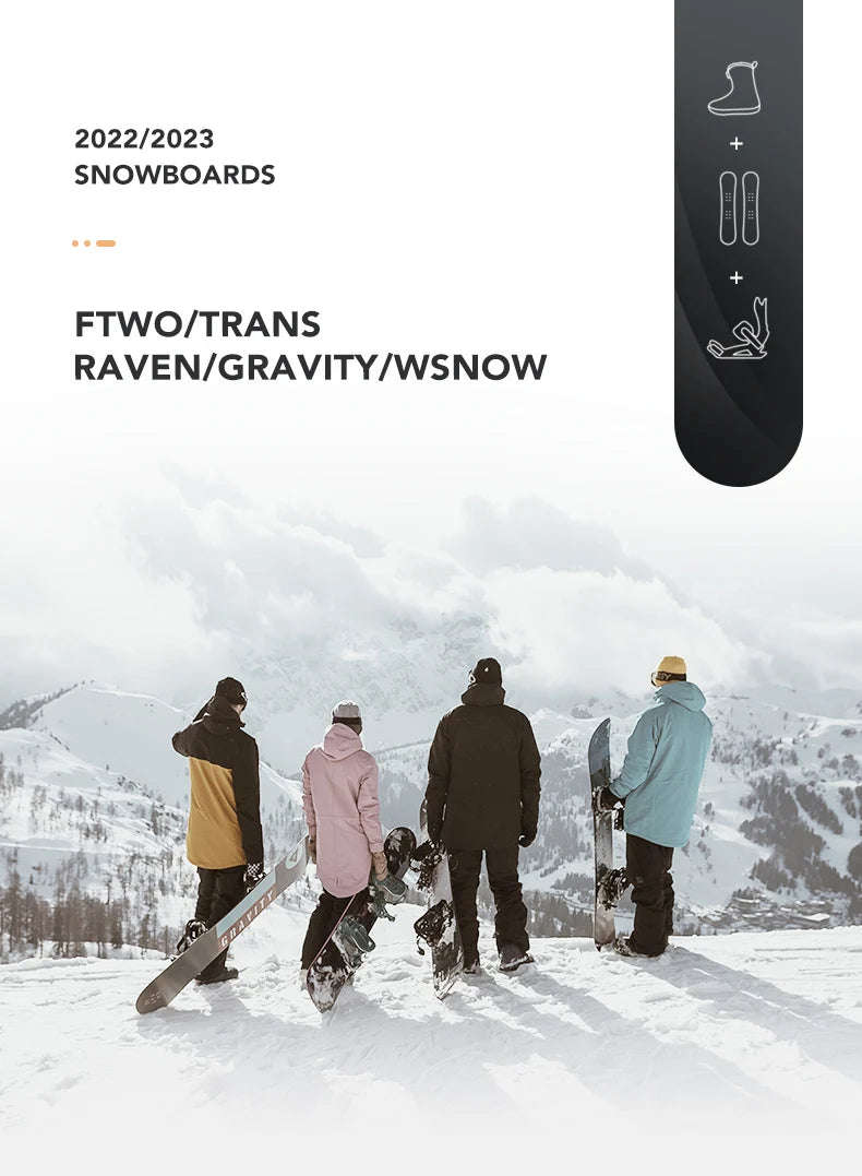 Conjunto de Tabla de Snowboard All-Round para Adultos, Estilo Camber Rocker, para Hombres y Mujeres, Estilo Invernal