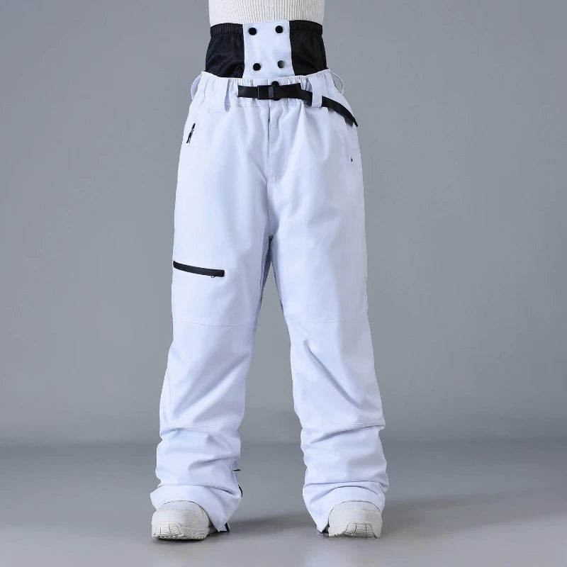2025 esquí snowboard mujeres hombres pantalones Unisex impermeable a prueba de viento nieve cálida térmica senderismo deportes de invierno actividades al aire libre