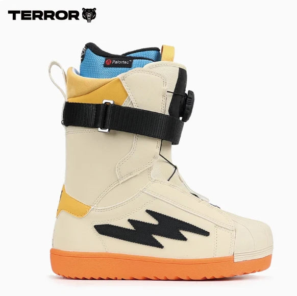 En oferta, botas de Snowboard cálidas para hombres y mujeres, equipo de esquí profesional, botas de nieve de uso rápido para Snowboard