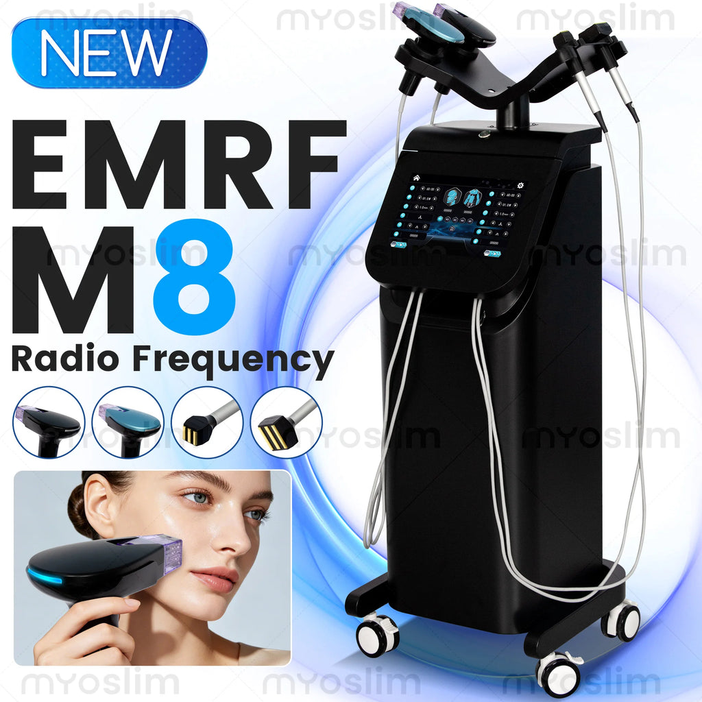 Sistema de Belleza Vertical Morpheus III – Máquina de Radiofrecuencia para Cuidado Facial y Corporal para Uso Profesional en Salones y Personal