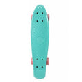 Mini patineta de 22 pulgadas, ligera, con forma acuática, plataforma de plástico PP, ideal para principiantes.