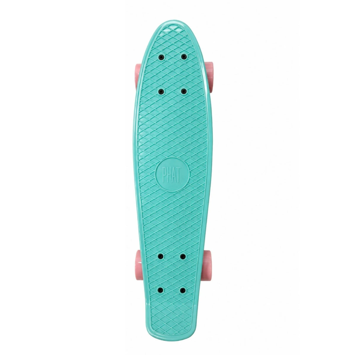 Mini patineta de 22 pulgadas, ligera, con forma acuática, plataforma de plástico PP, ideal para principiantes.