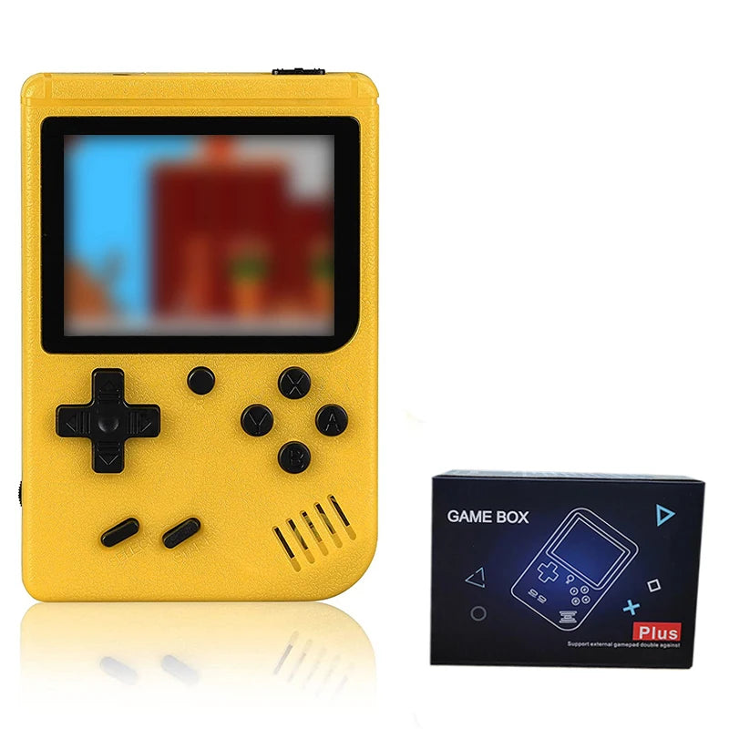 Mini consola de videojuegos retro portátil con 400 juegos integrados, pantalla LCD de 3.0 pulgadas, regalo para niños, consola de juegos portátil de 8 bits con salida AV