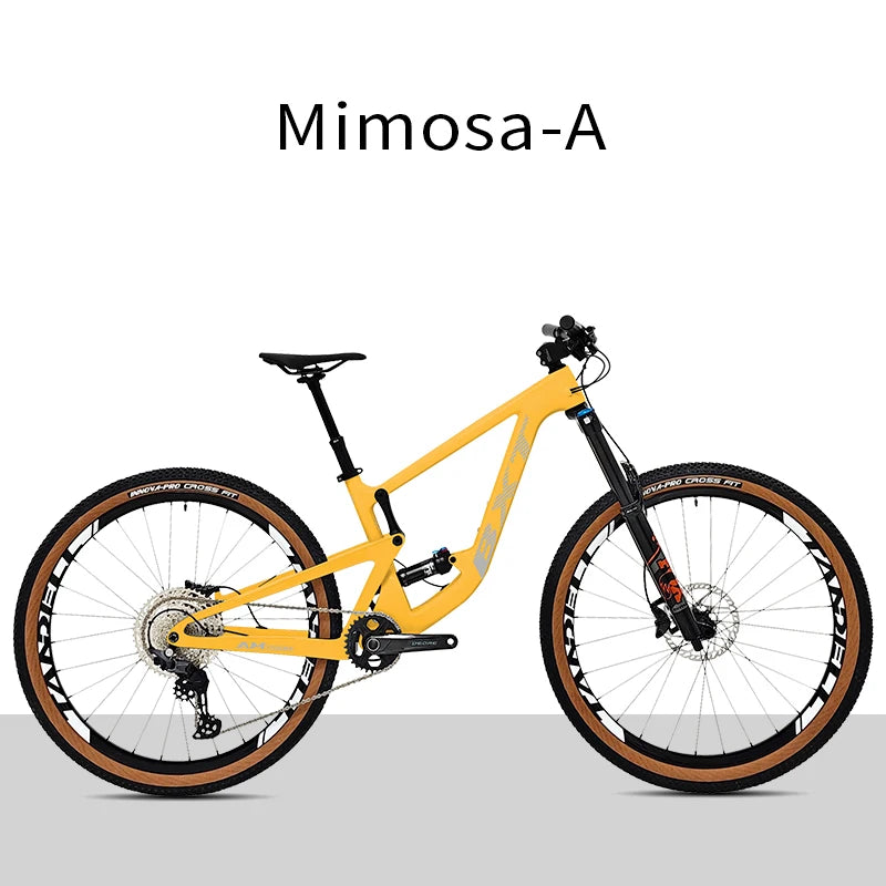 Bicicleta de montaña BXT de doble suspensión, cuadro de fibra de carbono, rodada 29, compatible con horquilla de 160mm de recorrido, eje Boost y tubo de sillín con suspensión