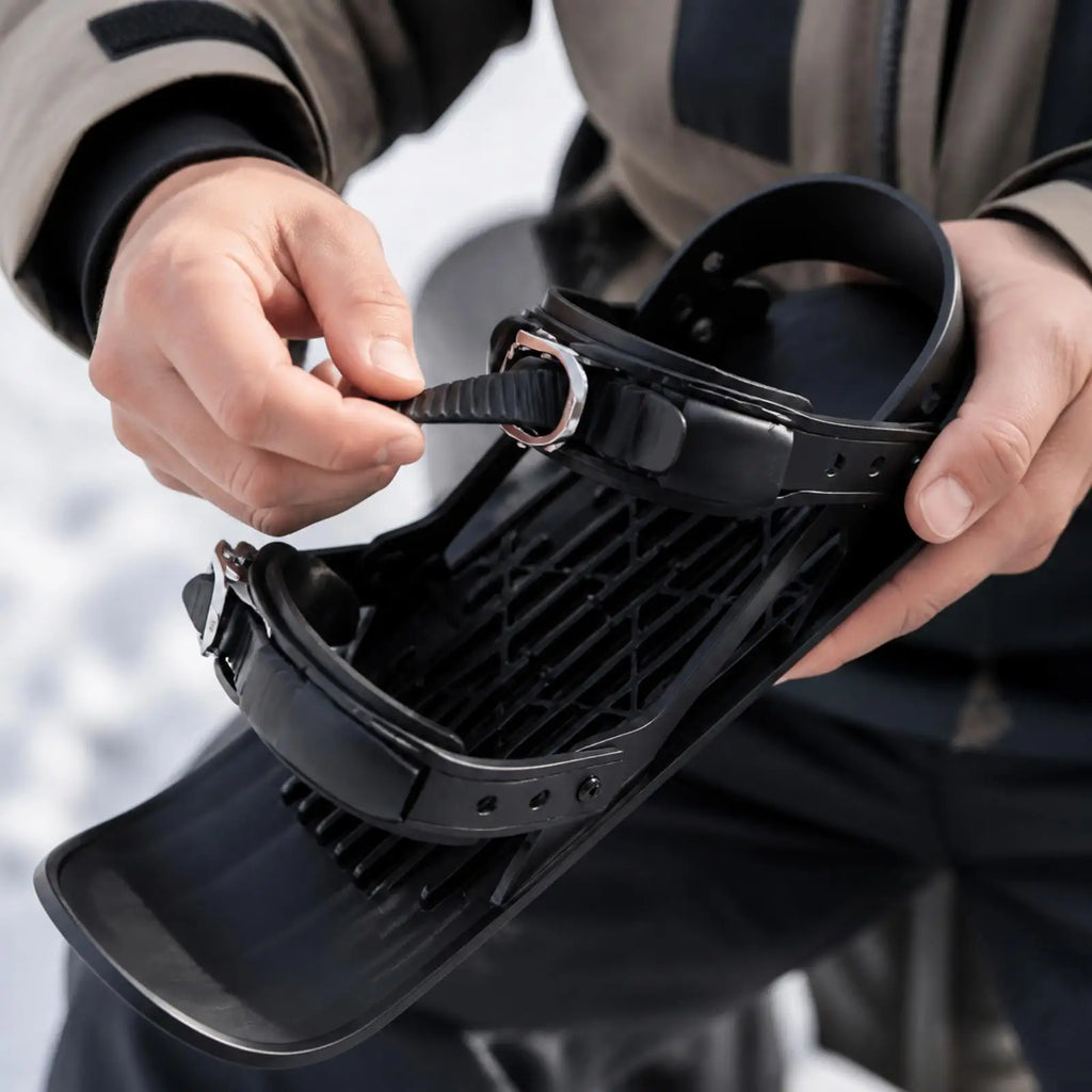 Mini Patines de Esquí Reforzados, Botas de Esquí Resistentes, Snowblades Ligeras para Esquiadores, Parques de Nieve y Pistas de Trineo