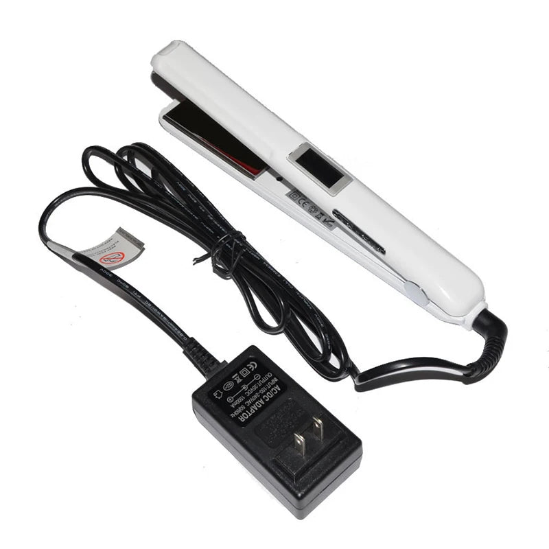 Plancha de Pelo Profesional con Ultrasonido e Infrarrojos para el Cuidado del Cabello Frío, Repara el Cabello Dañado, Encrespado y Seco, Herramienta de Estilizado