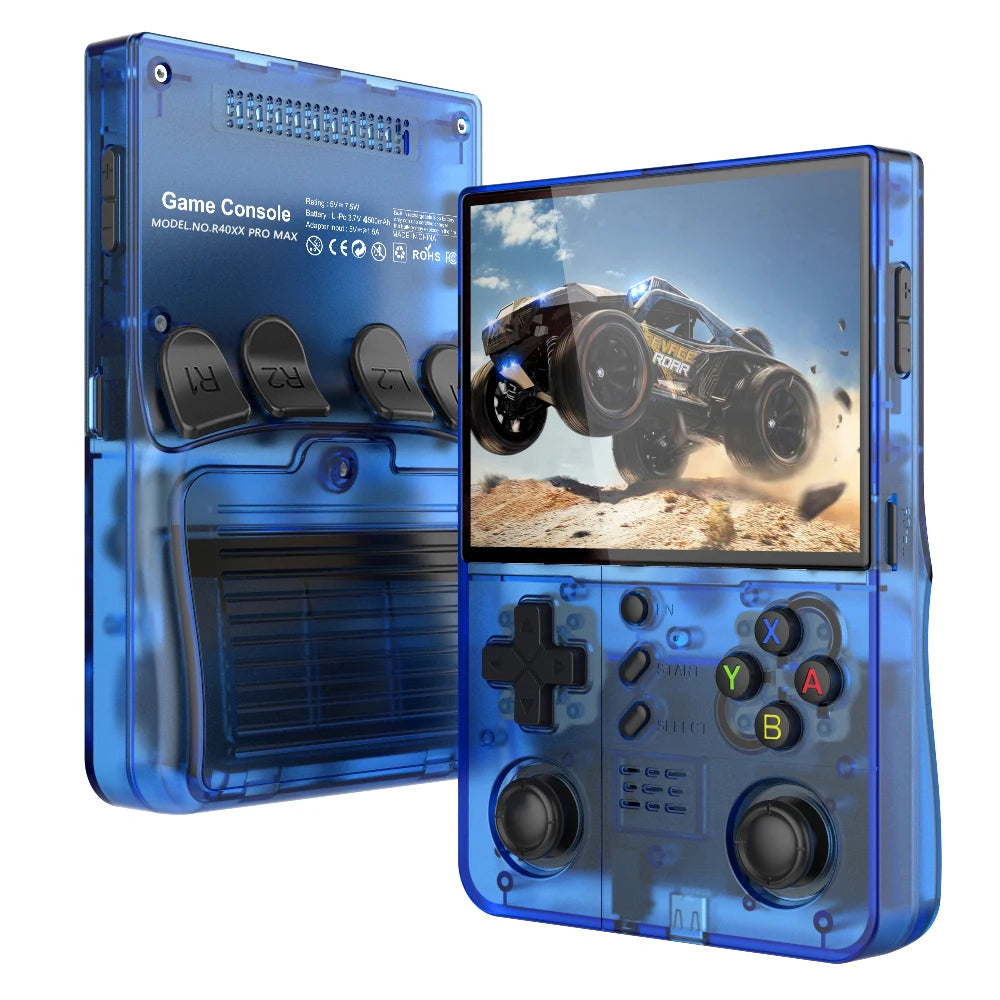 BOYHOM R 40XX Pro Max Retro Games Console 4.2 inch IPS Screen 4000mAh Portable Handheld Console Built-in Wi-Fi R0XXPRO Kid Gift