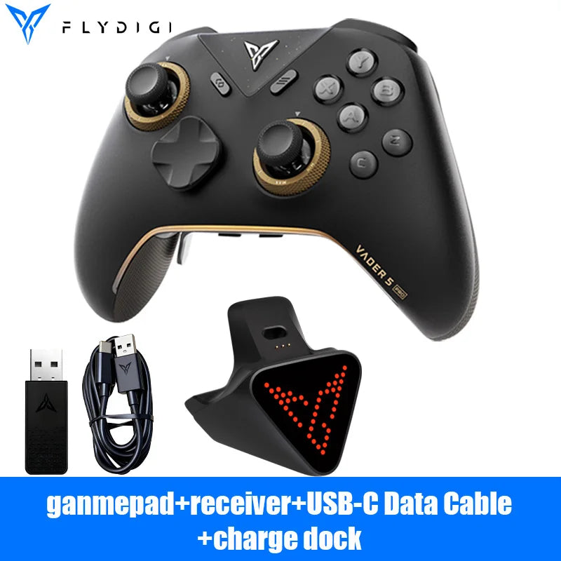 Control Inalámbrico Bluetooth Flydigi Vader 5 Pro V2 Versión Global, Multiplataforma para PC, NS2, Móvil y Steam, Disponible en Stock