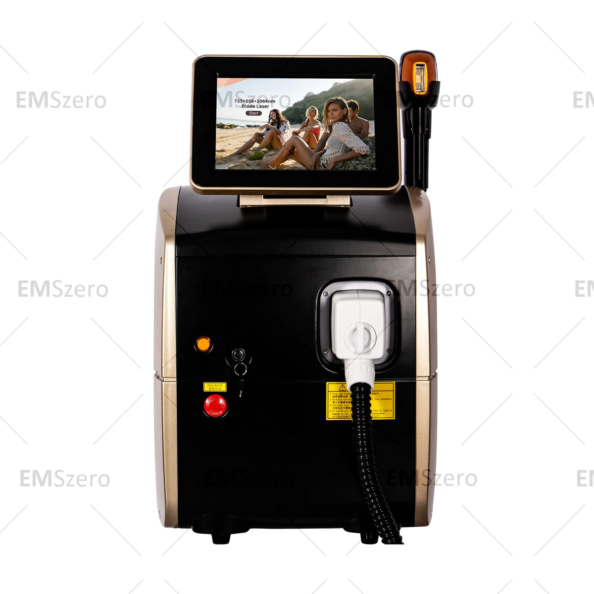 Máquina de Depilación Láser de Diodo de 5000W 808nm, Depilación Corporal Permanente Sin Dolor con Punto de Congelación, Equipo de Belleza para Salón