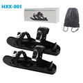 Mini patines de esquí cortos, botas de esquís, zapatos cortos ajustables para adultos, palas de nieve portátiles para deportes al aire libre en invierno, tabla de nieve