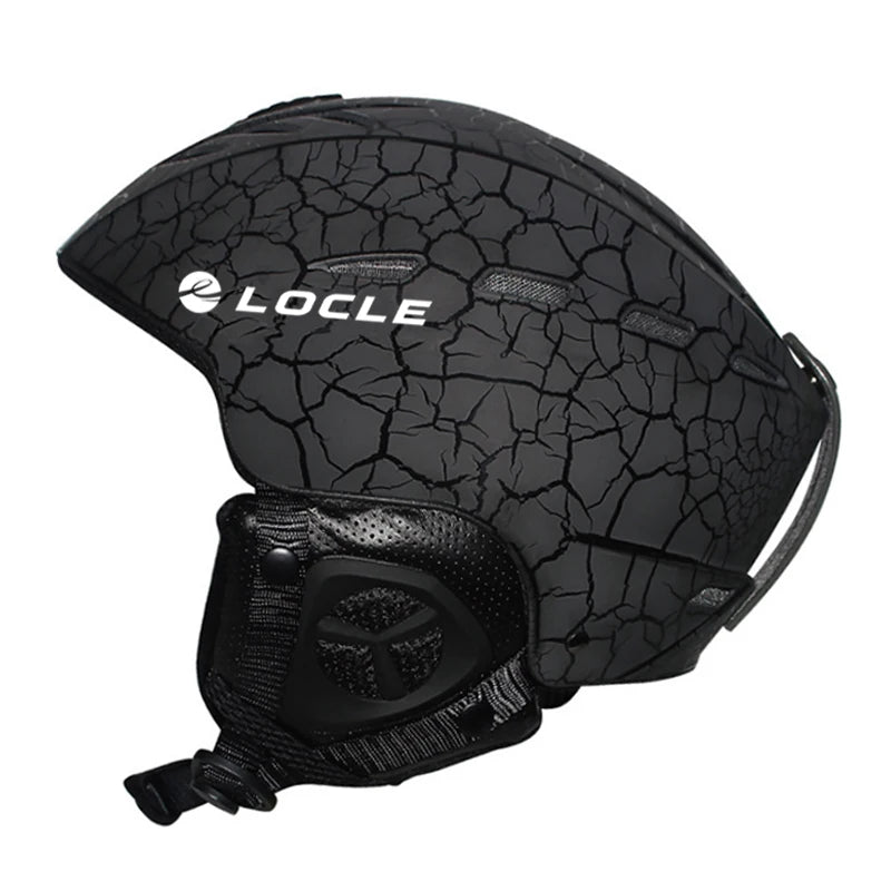 LOCLE-casco de esquí profesional para hombre, mujer y niño, casco de esquí para patinaje sobre nieve, Snowboard, moto de nieve, monopatín, tamaño 52-61cm