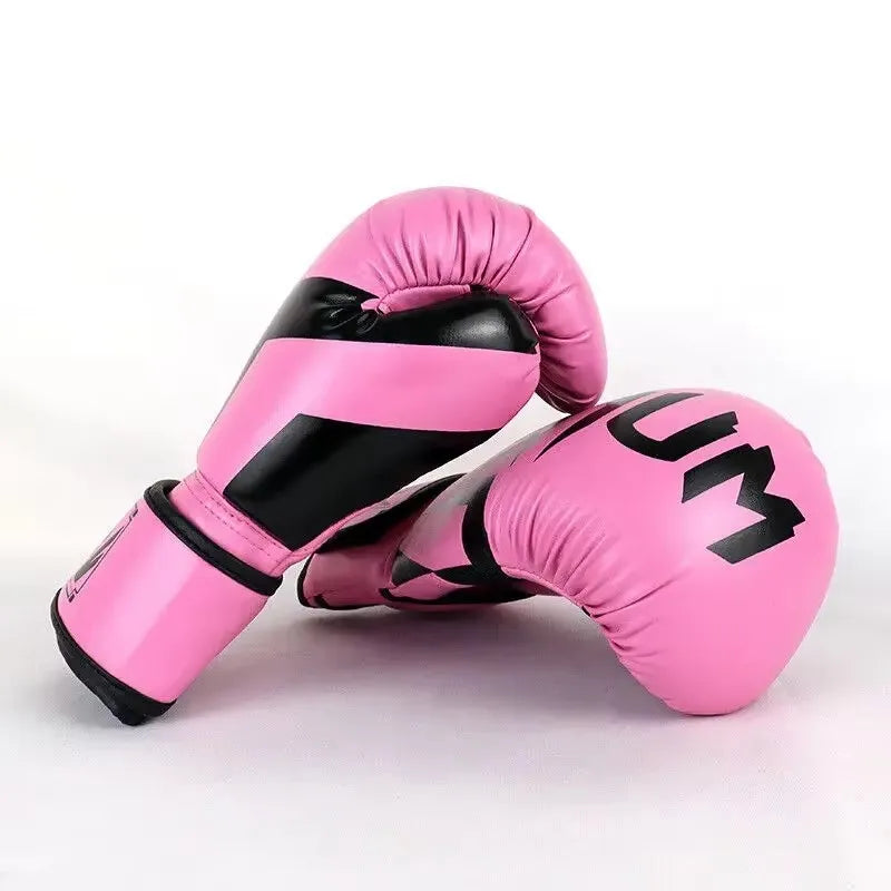 Guantes de Boxeo para Entrenamiento Integral, Profesionales, para Saco de Boxeo, Muay Thai, 6OZ 12OZ, Tallas Grandes