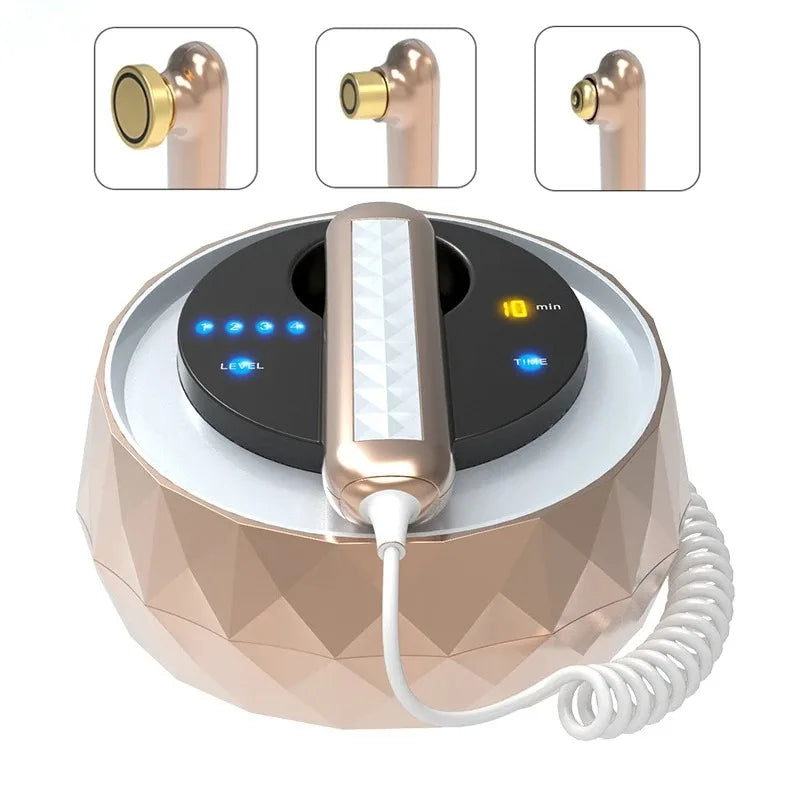 Máquina de belleza 3 en 1 con radiofrecuencia, para uso facial y corporal, con efectos antiedad, para el cuidado de la piel, el tensado y el lifting de la piel mediante radiofrecuencia.