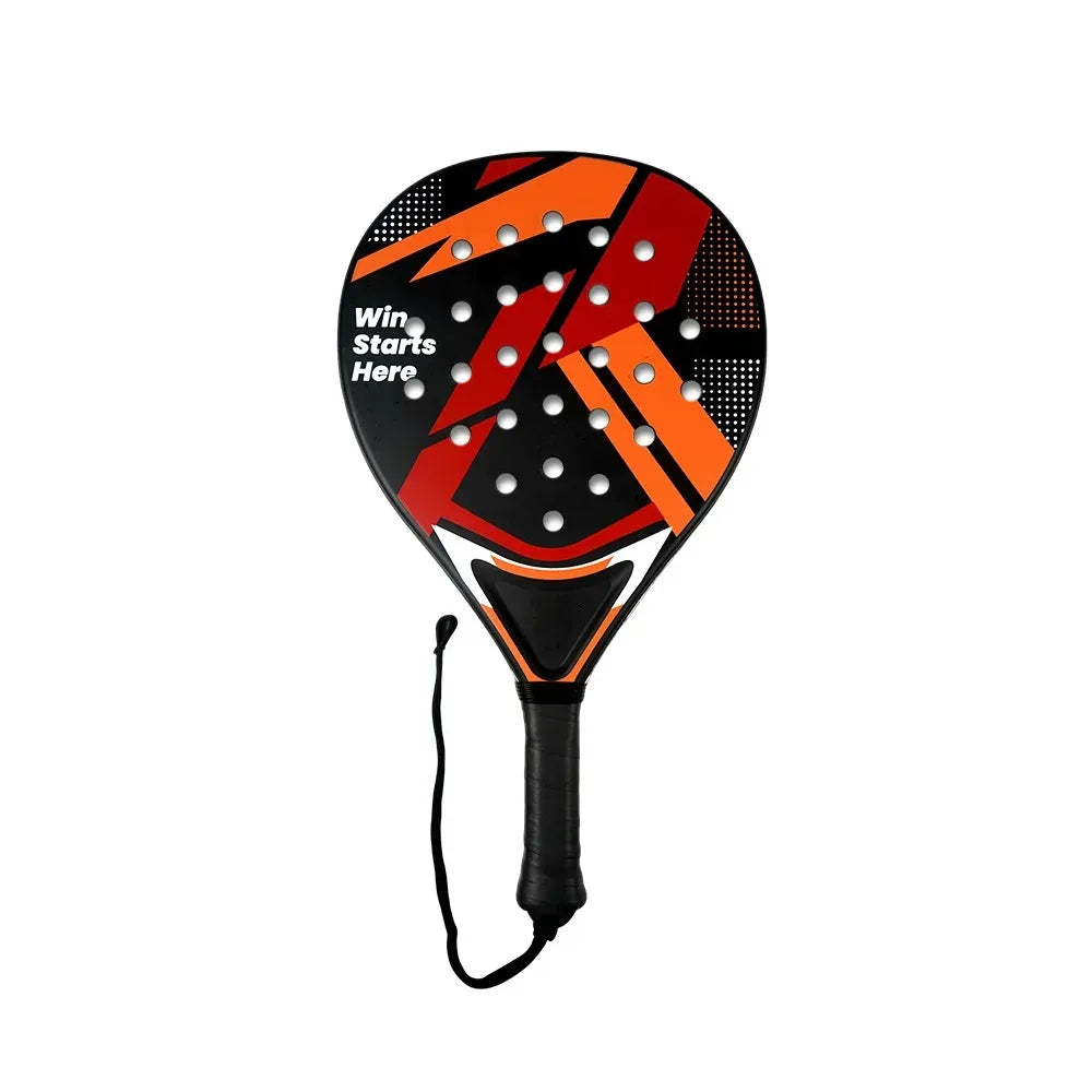 Raqueta de tenis de padel económica para intermedios principiantes Mango antivibración duradero Agarre de plástico