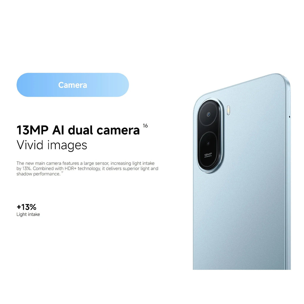 Global Version Redmi A7 Pro Smartphone 6.9' 13MP AI Dual Camera 6000mAh Battery Powered by Xiaomi HyperOS Powerful Octa-Core Processor 13MP Main Camera