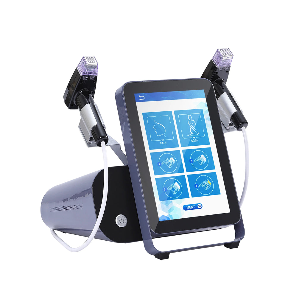 Dispositivo para el Cuidado de la Piel, Máquina Reafirmante Ultra 360 2 en 1 para Rostro, Cuello y Cuerpo, Favorece la Renovación de la Piel, Spa Portátil para el Hogar, Longitud de la Aguja
