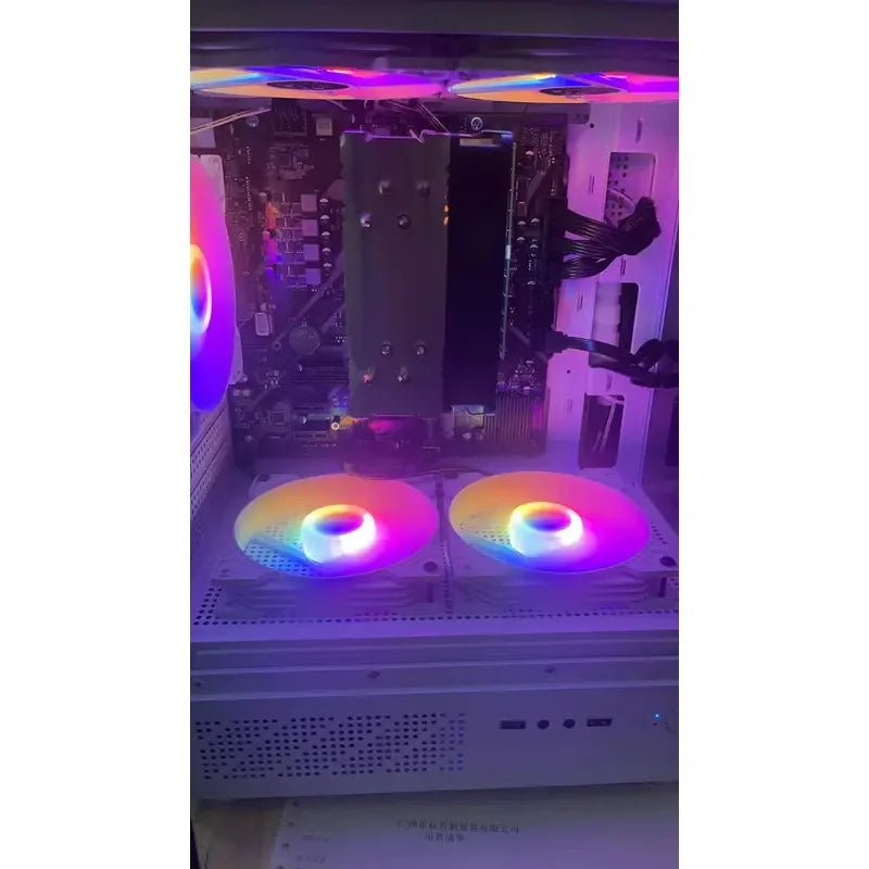 PC para juegos AOTESIER con procesador Core i7-4790/SSD de 512 GB/RAM de 16 GB 3200 MB DDR3/Windows 11 Gráficos HD 4600/blanco