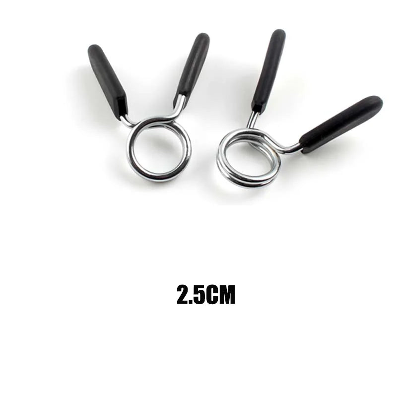 Barra de mancuernas de Fitness con abrazaderas, mango de mancuernas roscado estándar de peso ajustable de 25mm, accesorios de entrenamiento para mancuernas de gimnasio en casa