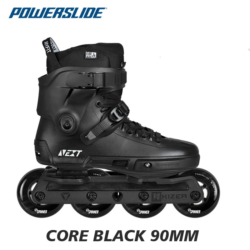 Patines Powerslide NEXT Trinity de 3 Ruedas para Adultos, Patines FSK para Patinaje en Calle, Patines en Línea Profesionales