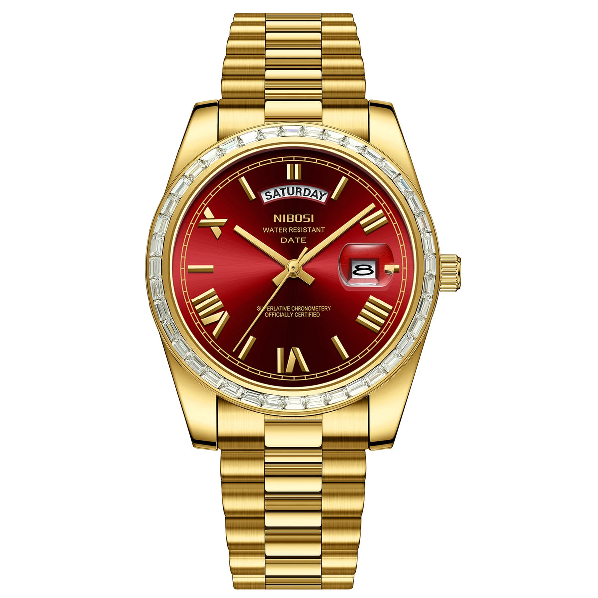 NIBOSI Fashion Men Watches Top Brand Luxury Wristwatch Day Date Miyota Quartz Watch Men Waterproof Steel Role Clock Reloj Hombre