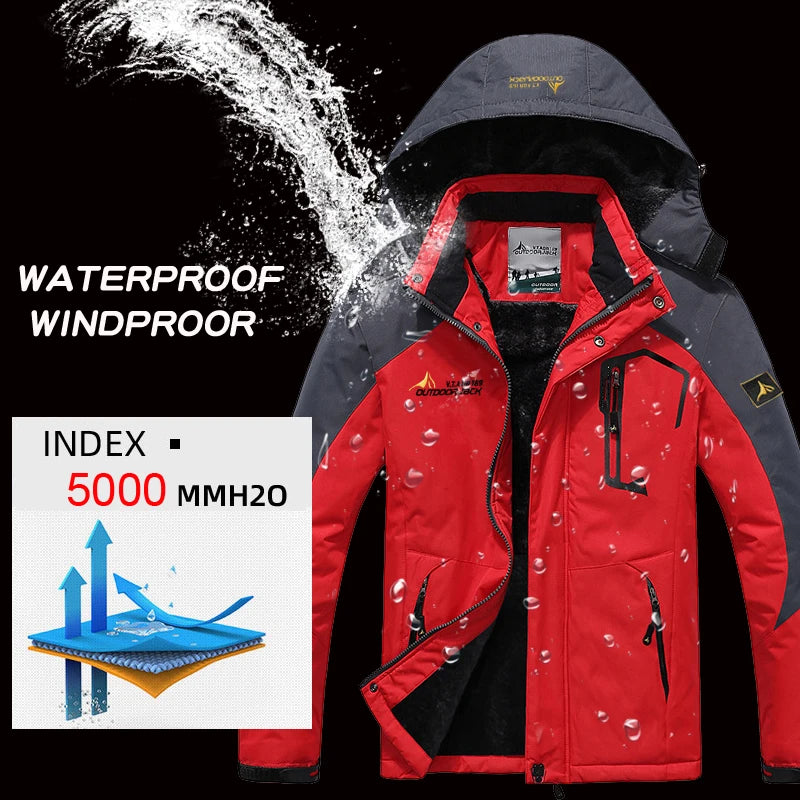 Traje de esquí de invierno para hombre, chaqueta de lana para snowboard, pantalones gruesos, cálidos, impermeables, a prueba de viento, conjuntos de esquí y snowboard, trajes de nieve para hombre