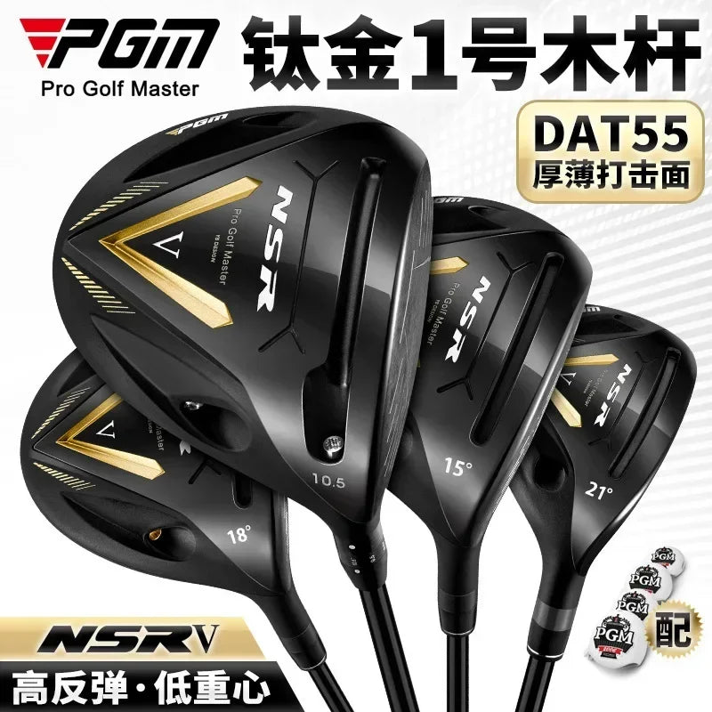 Palos de golf PGM, palos de conductor para hombres con eje de carbono y alto rebote, centro de gravedad bajo