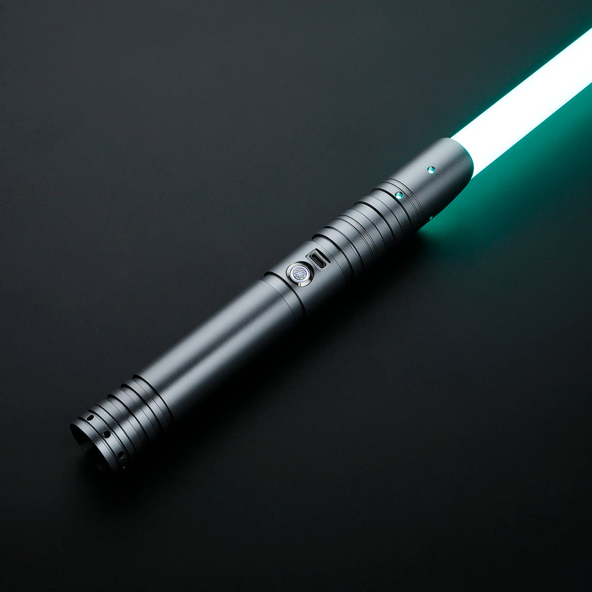 Sable de luz para duelo intenso DamienSaber Xeno3.0 con Bluetooth, swing fluido sensible, cambio de color infinito y 34 fuentes de sonido
