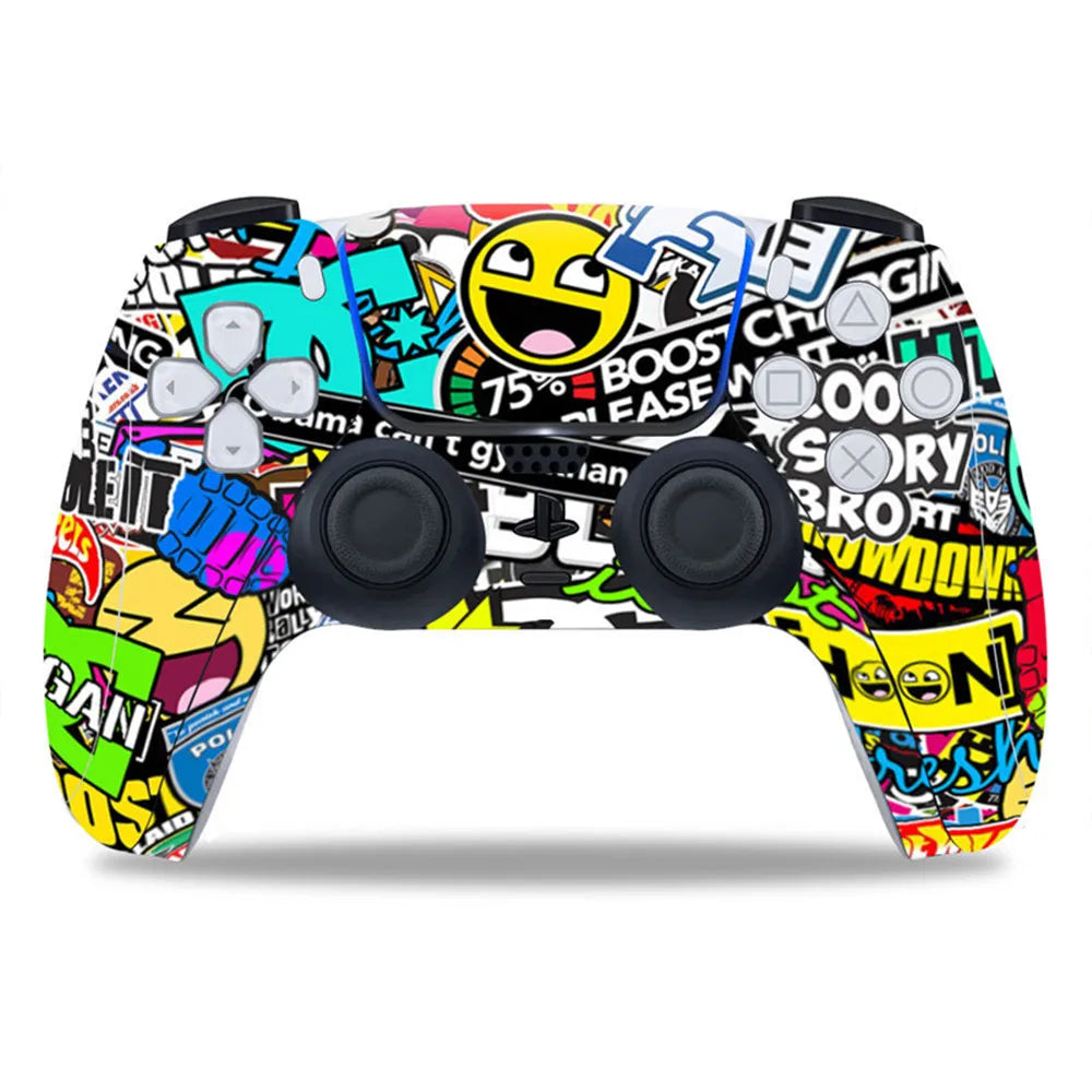 Dust-proof Skin Sticker Anti-slip Scratchproof Protective Stickers For PlayStation 5 PS5 Controller Joystick Decal Accessories