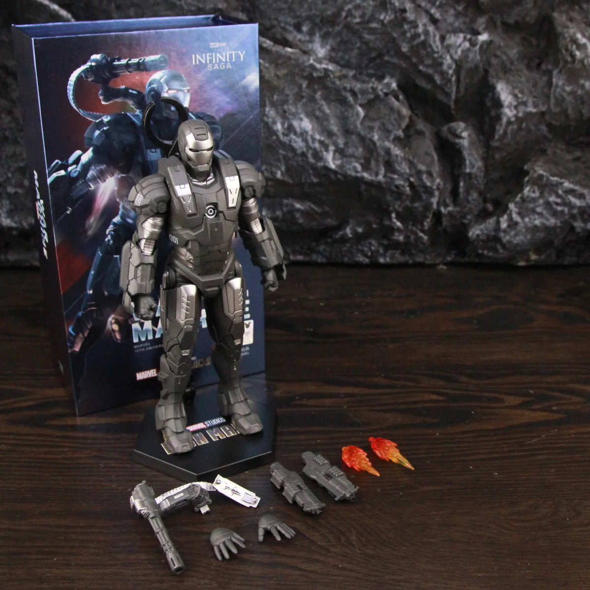 ZD Toys Marvel Iron Man MK46 MK45 MK1 MK2 MK3 MK4 MK5 MK6 MK7 MK33 MK17 7 "Figura de acción de película Iron Mark 1 2 3 4 5 6 7 Leyendas