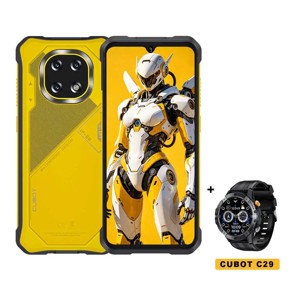 Smartphone Android Cubot King Kong ES 5, pantalla de 6.88" a 120Hz, hasta 24GB de RAM (12+12GB), 256GB de ROM, teléfono resistente, batería de 7000mAh