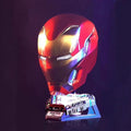 Figura de Iron Man Mk50 1:1, Máscara Cosplay Usable, Casco Deformable Activado por Voz, Modelo Derivado de Películas, Juguete, Regalo de Cumpleaños