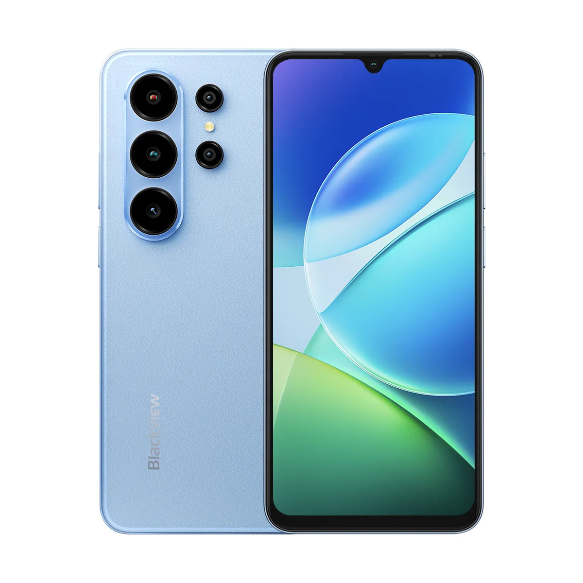 Blackview Wave 10C Smartphone, 6.88 Inch HD+ IPS Screen,4GB RAM+32GB ROM, Ultra Thin 9.1mm Lightweight 205g Mobile Phone, 32MP Main Camera, 1080P FHD Video Recording, 5000mAh Large Capacity Battery, Doke AI 2.0, Free TPU Prot