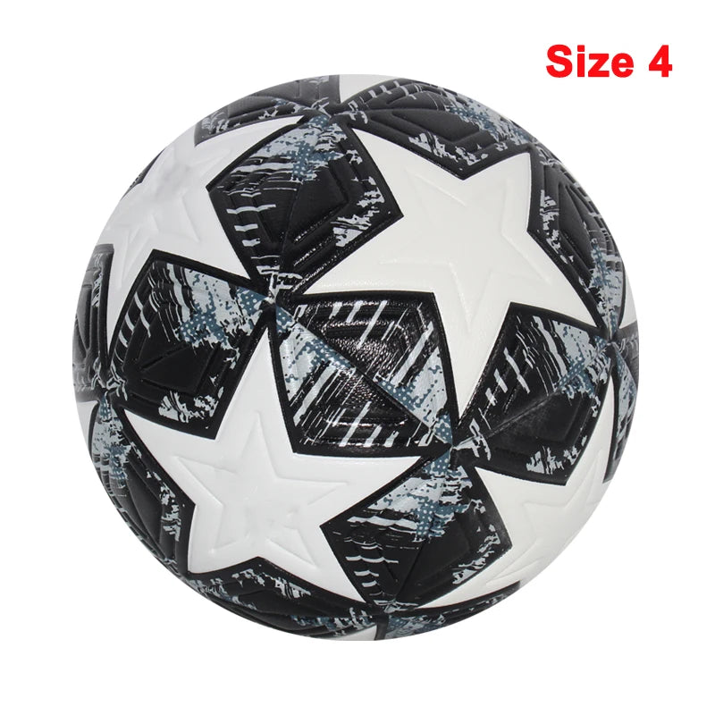 Balón de fútbol estándar, pelotas profesionales para deportes al aire libre, entrenamiento de fútbol sin costuras, Material de PU de alta calidad, tamaño 5, talla 4