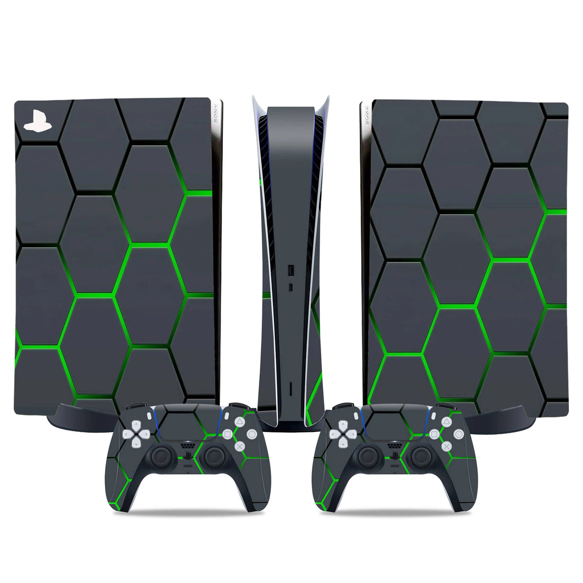 Adhesivo para consola PS5 Digital, cubierta protectora de vinilo para control de juego