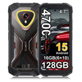 [Shipping From France] Cubot KingKong Mini 4 Android 15 Rugged Smartphone 4.7-Inch  4700mAh 16(6+10)6GB+128GB NFC Camping Light