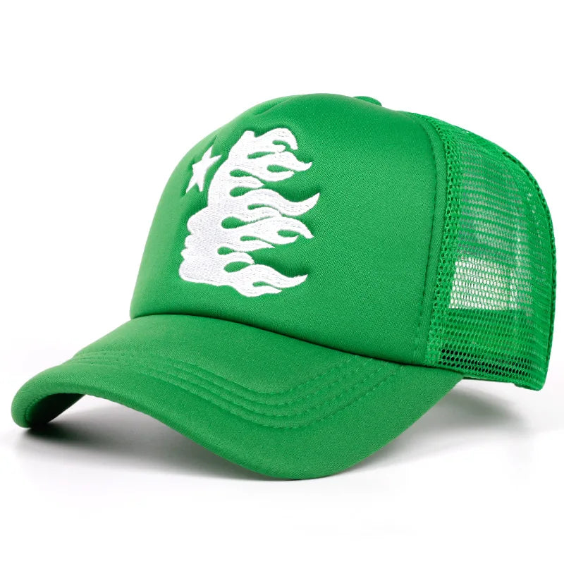 Gorras de béisbol con bordado de letras nuevas, unisex, estilo hip hop, transpirables, versátiles, para el sol, estilo callejero, tipo camionero
