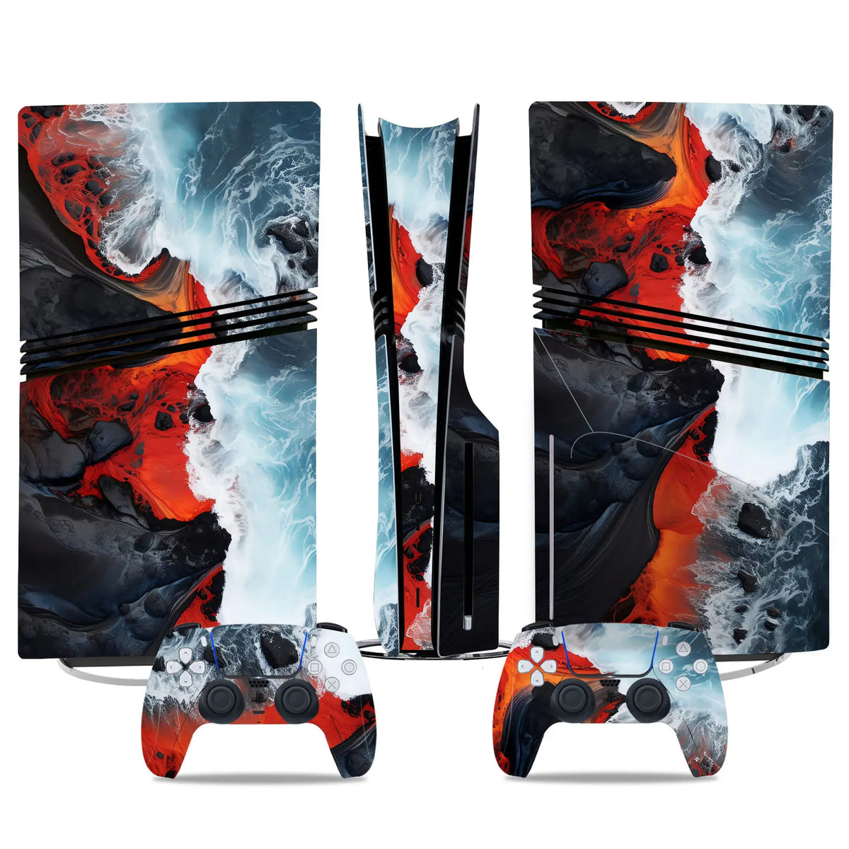 Adhesivo de vinilo protector para consola PS5 Pro, accesorio de juego, funda para mando de PS5 Pro