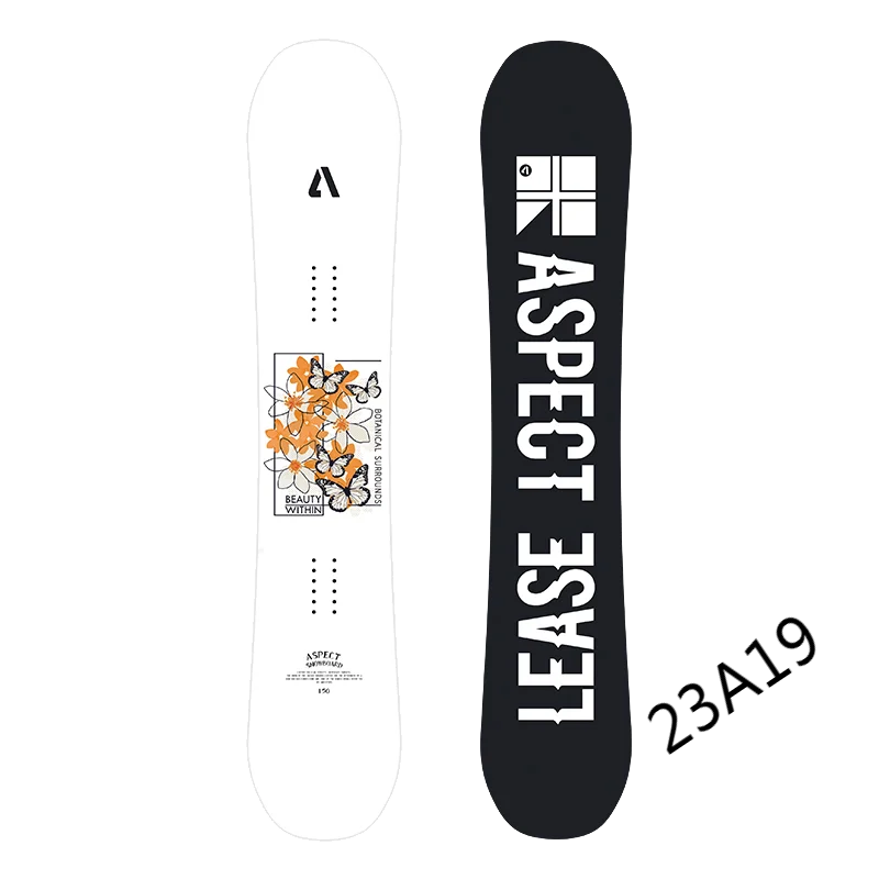 Tabla de esquí profesional - Snowboard Freestyle All Mountain de 145 cm con base sinterizada y núcleo de madera