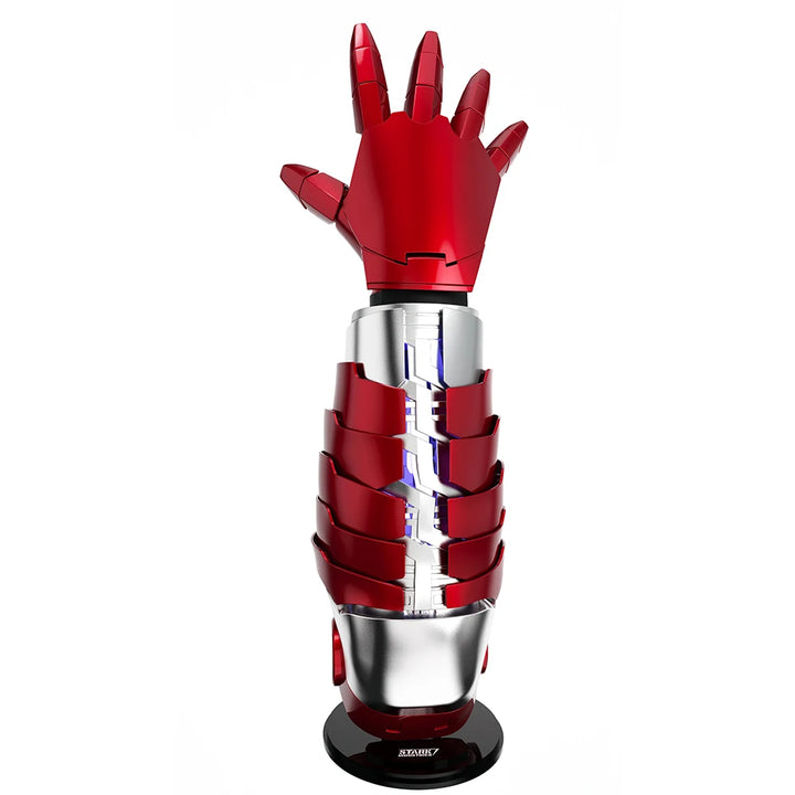 Casco Mecha Iron Man Mk17 Mk5 Pro Max con Control Remoto por Voz, Accesorio de Cosplay para Niños, Decoración Navideña, Regalo de Cumpleaños