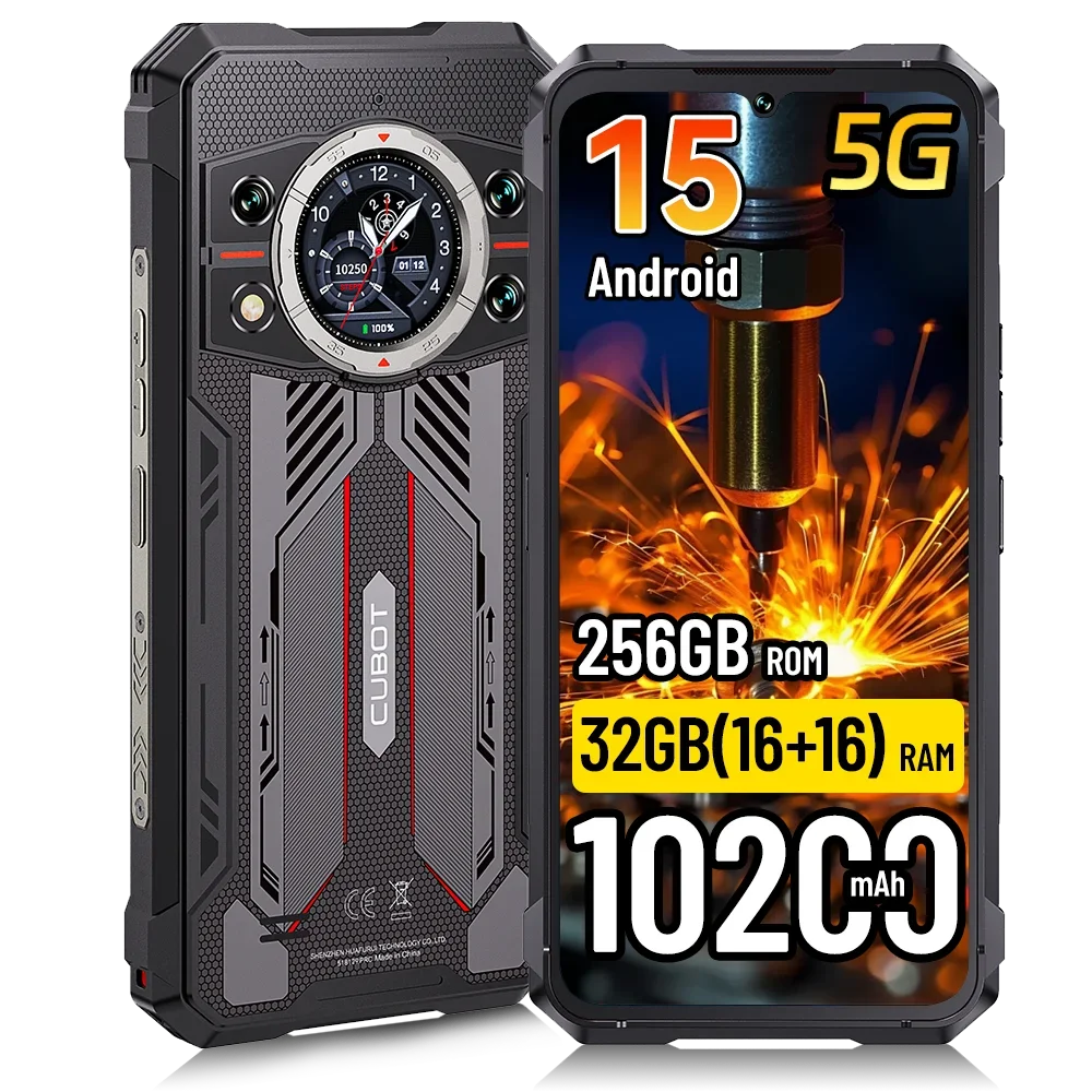 [Envío desde Polonia] Smartphone resistente 5G Cubot KingKong 11 16GB(8+8)GB+256GB 32GB(16+16)+256GB 10200mAh 6.72'' Teléfono móvil NFC Android 15