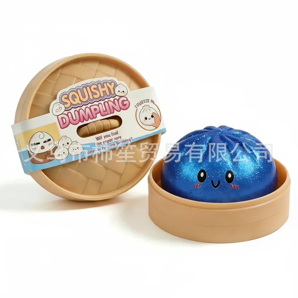 Dumplings de Tiburón Brillantes con Dinero, Suaves y Elásticos, para Aliviar el Estrés, Regalo Festivo de Halloween