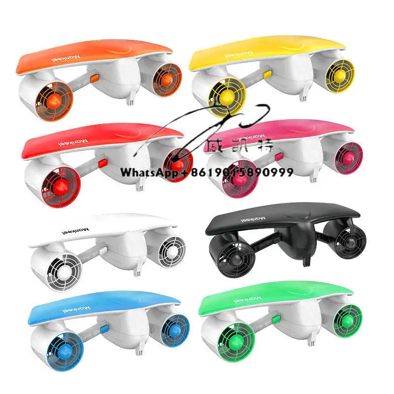 W7 Scooter Subacuático Eléctrico de Doble Motor 600W, Equipo de Buceo, Disponible en Almacenes de la UE y EE. UU.