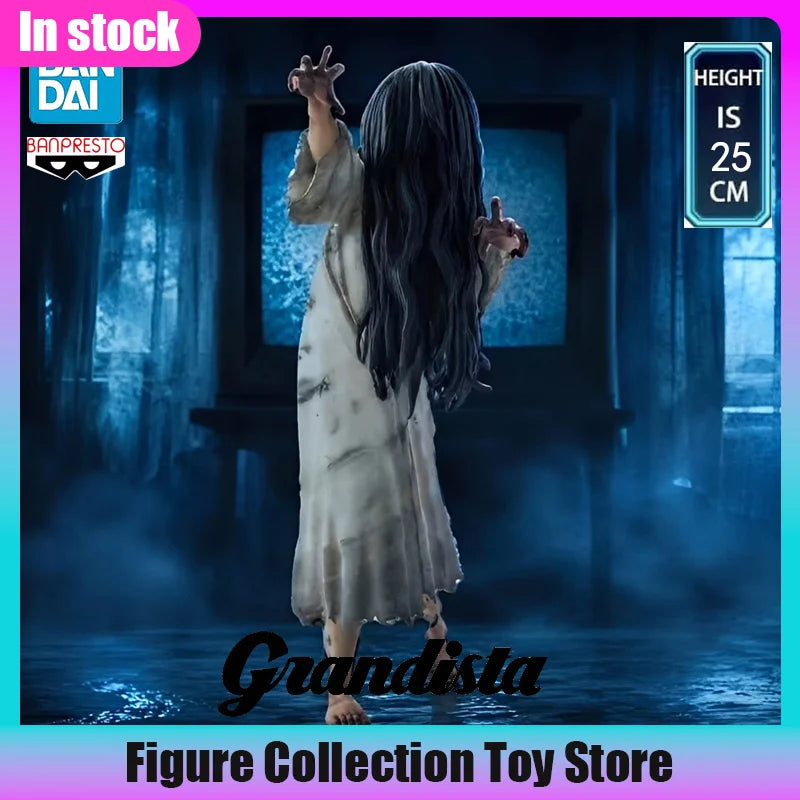 Figura de acción coleccionable de anime BANPRESTO Grandista The Ring Sadako Yamamura de PVC de 25 cm
